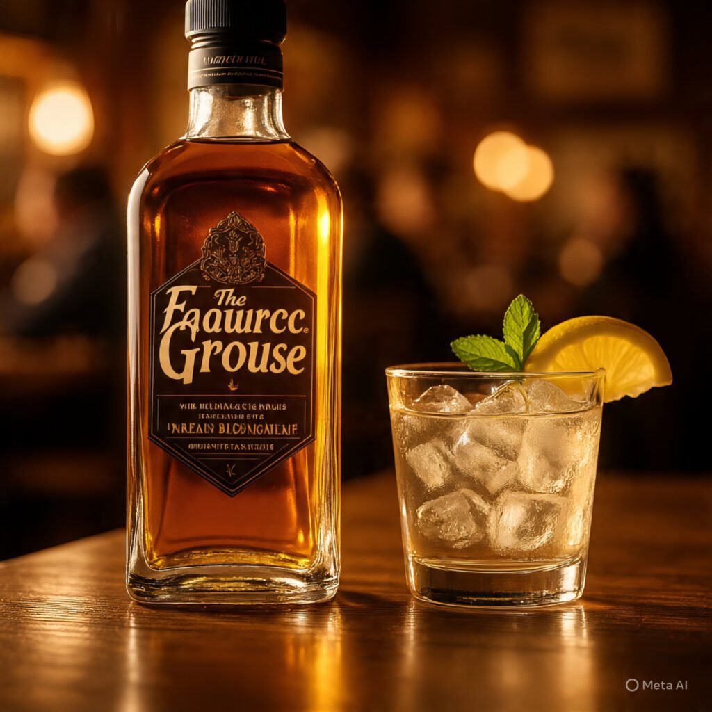 the famous grouse( blended scotch whiskey)