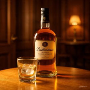 Home ballantines (finest blended scotch whiskey)