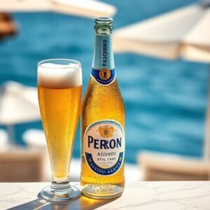 peroni nastro azzurro stile capri